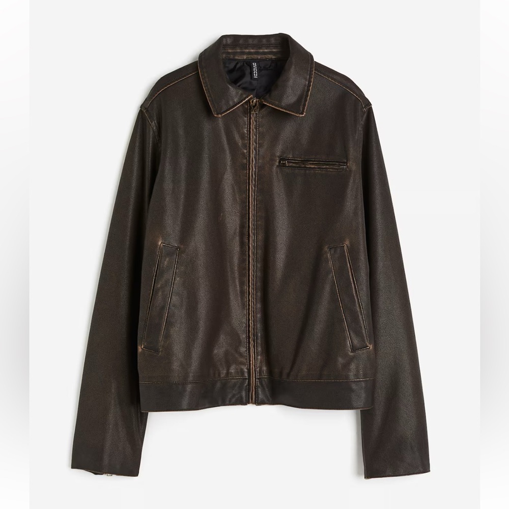 Coated Jacket/ Vegan Leather